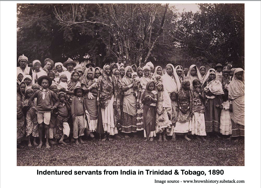 Indentured servants from India in Trinidad and Tobago, 1890