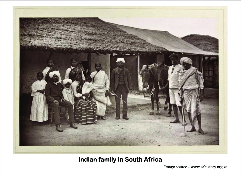 Indian family in South Africa