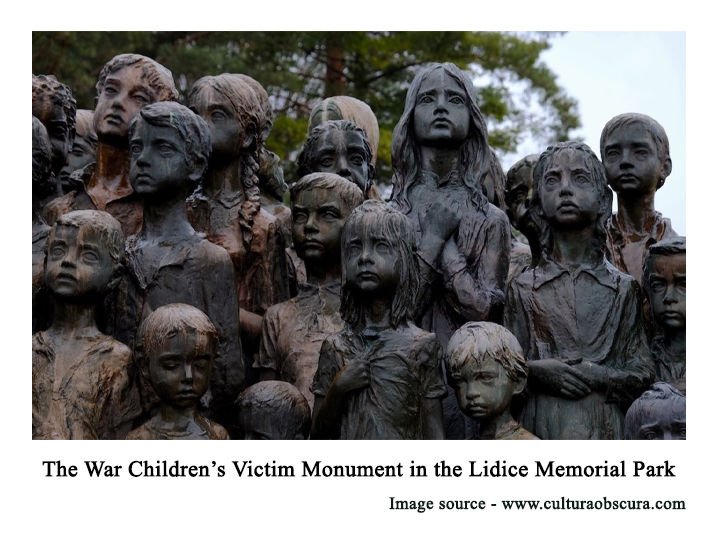 The War Children’s Victim Monument in the Lidice Memorial Park