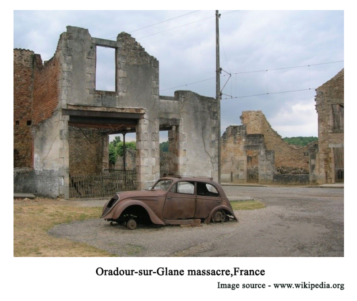 Oradour-sur-Glane massacre,France