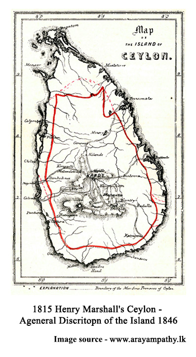 1815 HENRY MARSHALL'S CEYLON A GENERAL DISCRITOPN OF THE ISLAND 1846