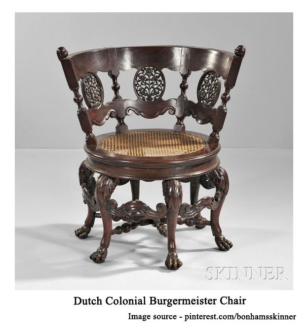 Dutch Colonial Burgermeister Chair