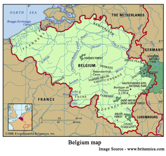 Belgium-map