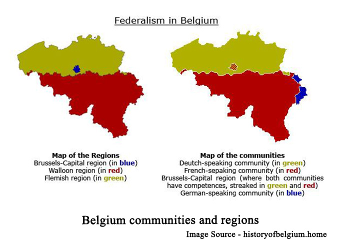 Belgium Communities And Regions 