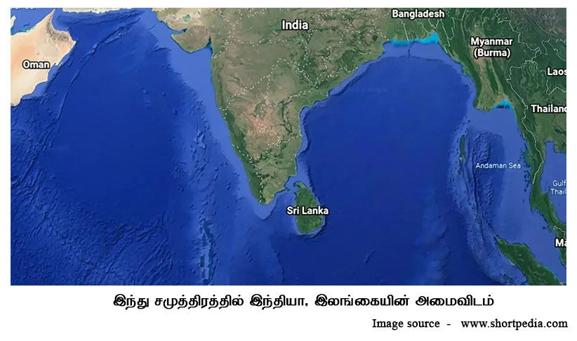 srilanka in indian ocean